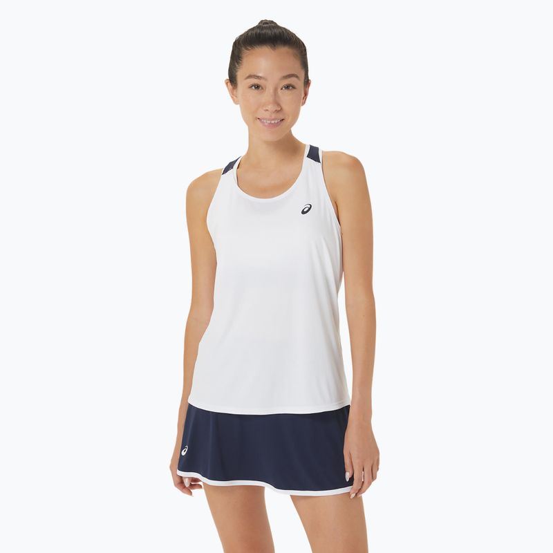 Топ тенісний жіночий ASICS Court Tank brilliant white/midnight