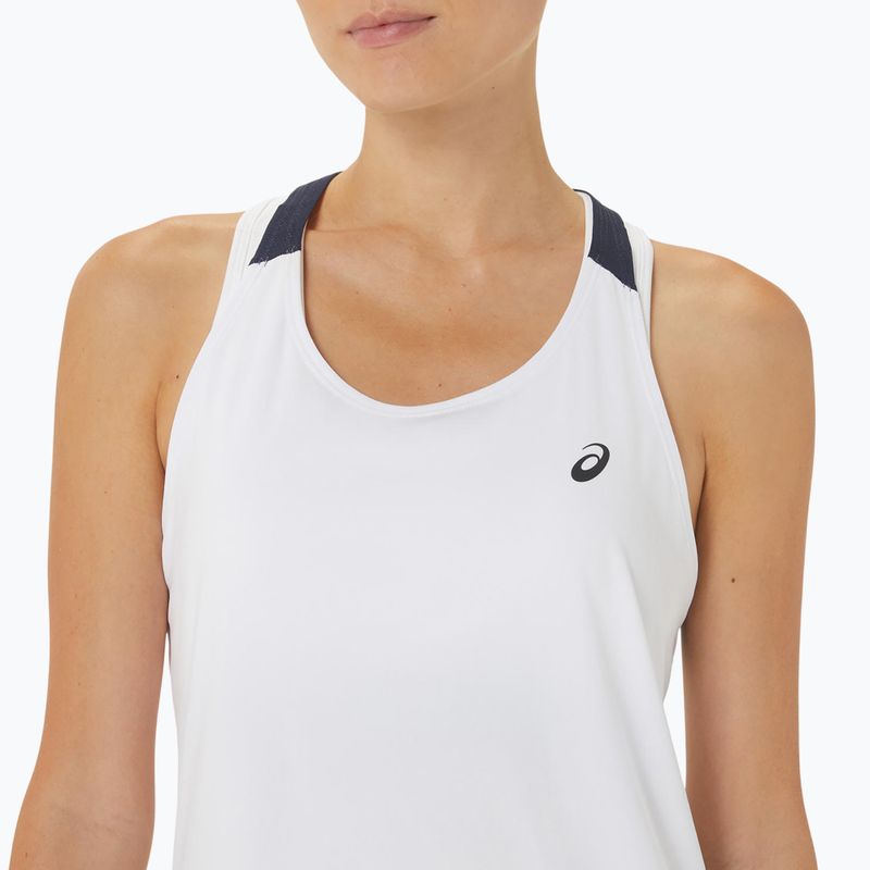 Топ тенісний жіночий ASICS Court Tank brilliant white/midnight 4