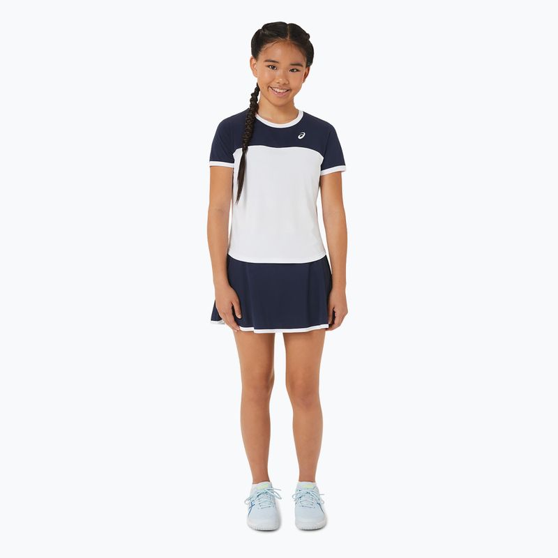 Футболка дитяча ASICS Tennis Top brilliant white/midnight 2