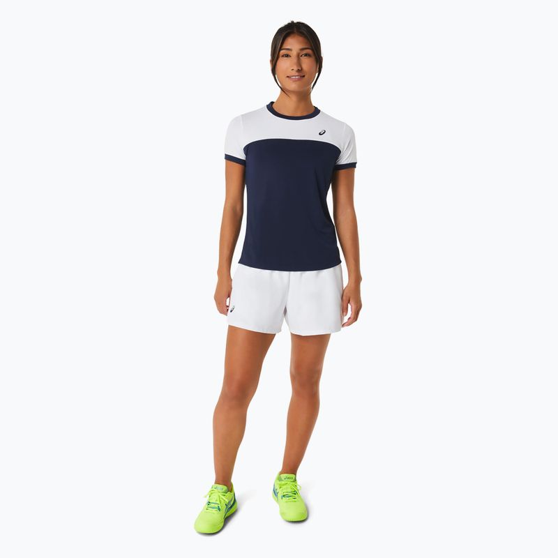 Футболка тенісна жіноча ASICS Court SS Top midnight/brilliant white 2