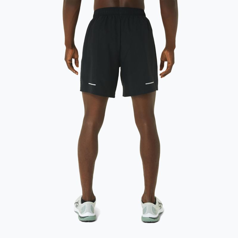 Шорти для бігу чоловічі ASICS Icon performance black/carrier grey 3