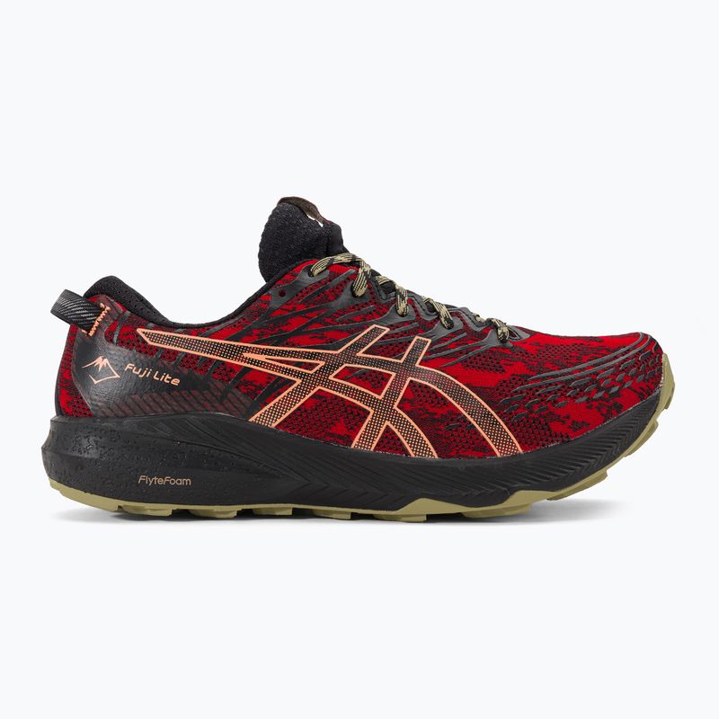 Кросівки чоловічі ASICS Fuji Lite 3 electric red/black 2