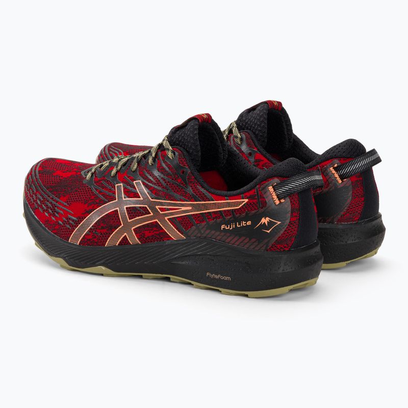 Кросівки чоловічі ASICS Fuji Lite 3 electric red/black 3