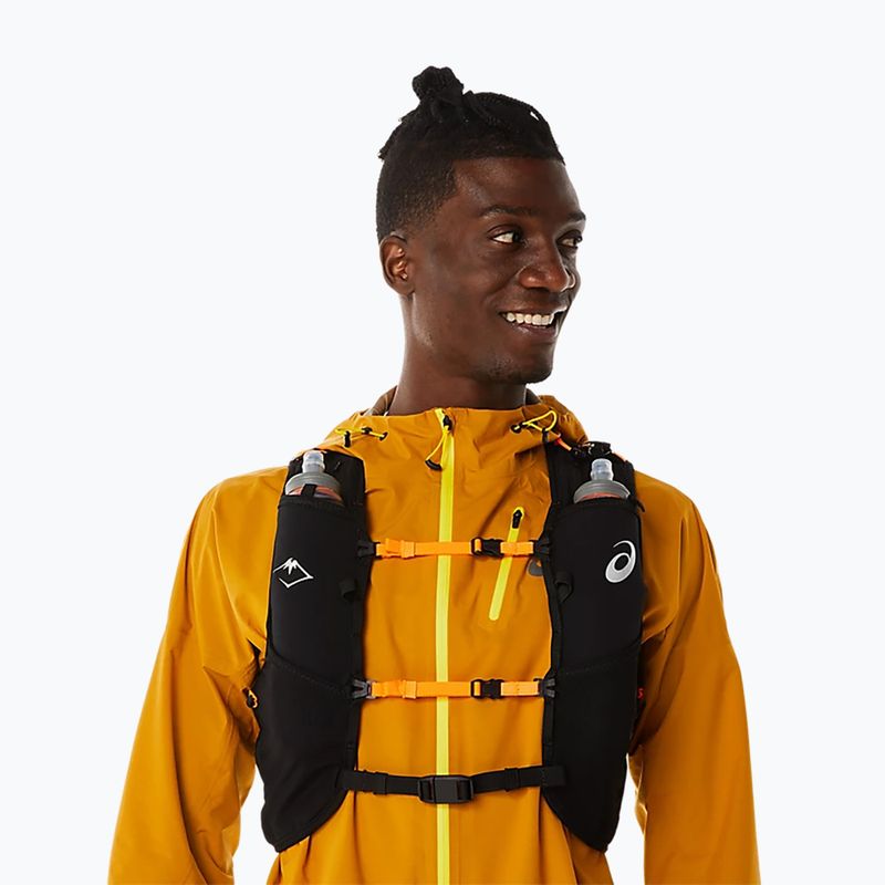 Жилет для бігу ASICS Fujitrail Hydration Vest 7 л продуктивність чорний / шокуючий помаранчевий 4