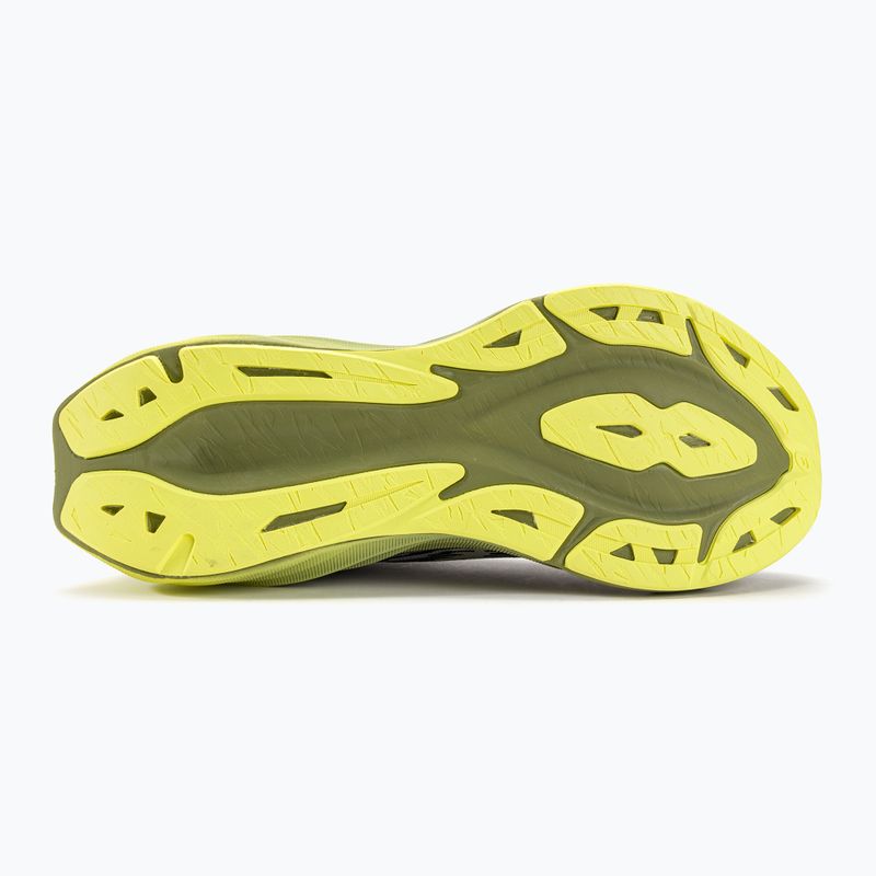 Чоловічі бігові кросівки ASICS Novablast 3 чорні/зелені з сухим листям 5