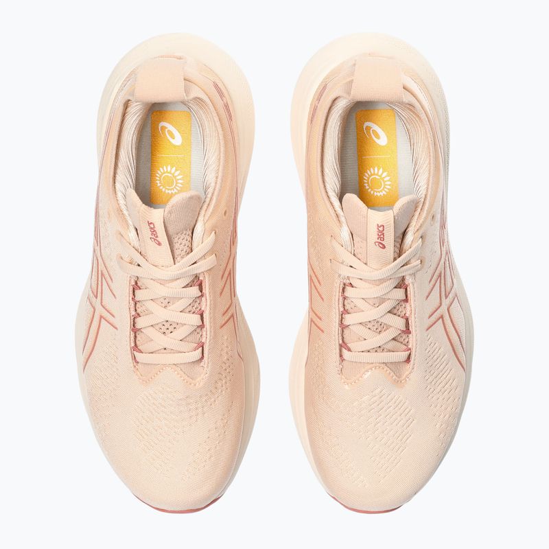 Жіночі кросівки ASICS Gel-Nimbus 25 блідо-абрикосові/світло-гранатові 13