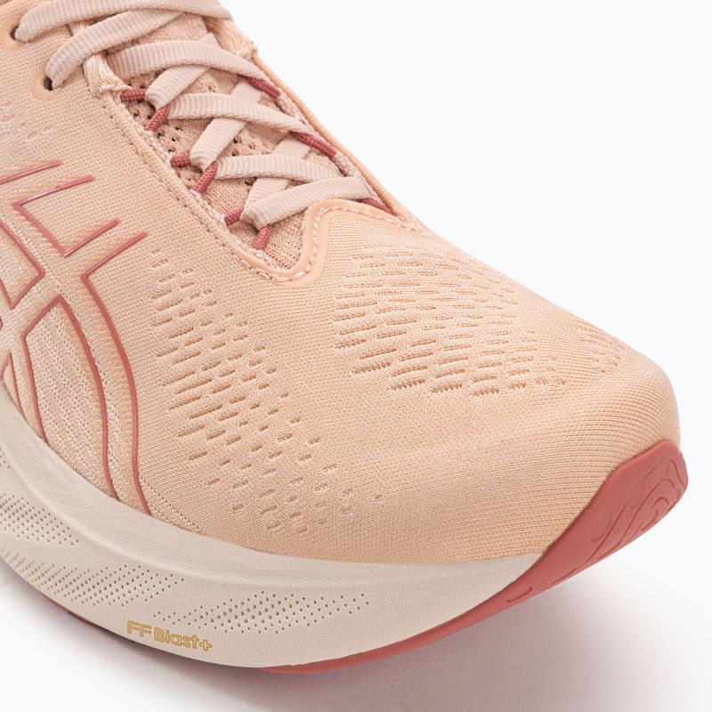 Жіночі кросівки ASICS Gel-Nimbus 25 блідо-абрикосові/світло-гранатові 7