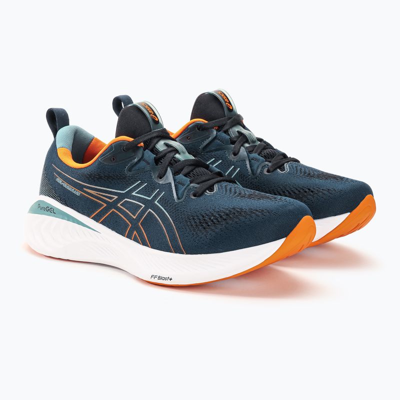 Чоловічі кросівки ASICS Gel-Cumulus 25 сині/помаранчеві 4