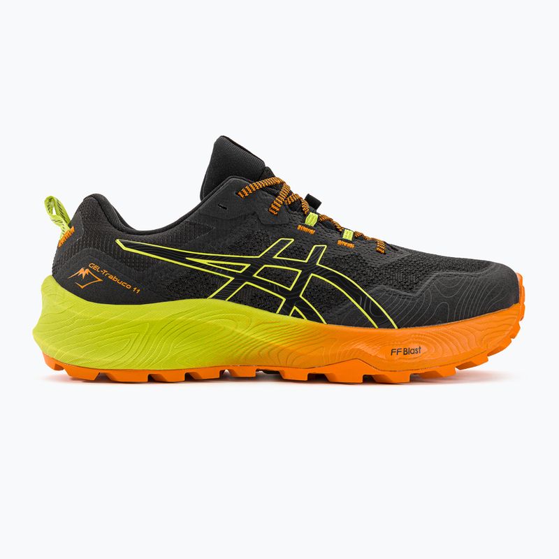 Чоловічі кросівки ASICS Gel-Trabuco 11 чорний/неоновий лайм 2