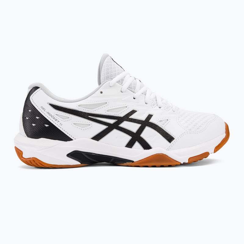 Кросівки для волейболу чоловічі ASICS Gel-Rocket 11 black/pure silver 2