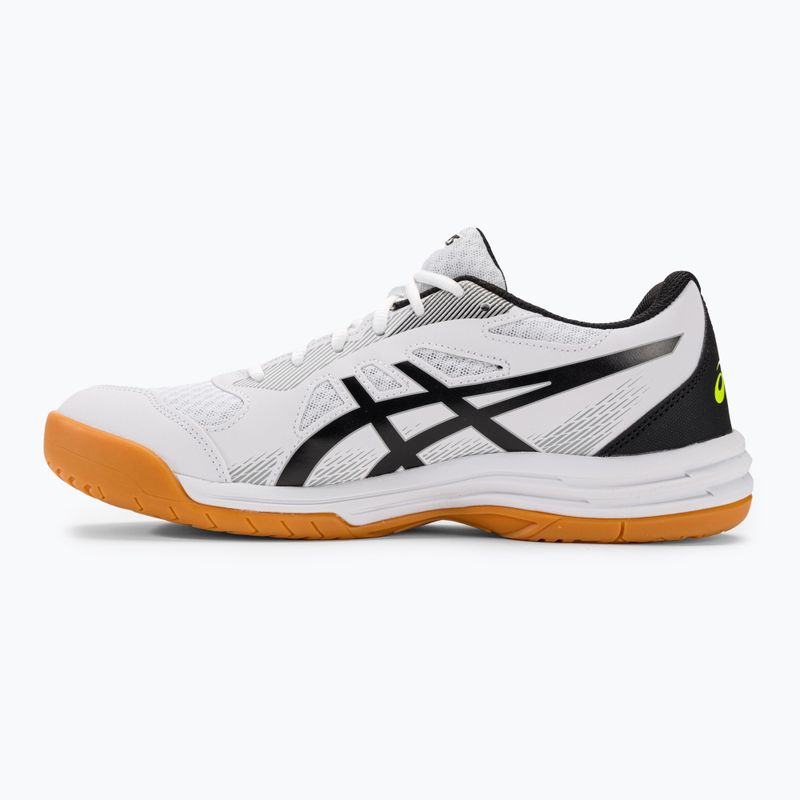 Кросівки для сквошу чоловічі ASICS Upcourt 5 white / safety yellow 3