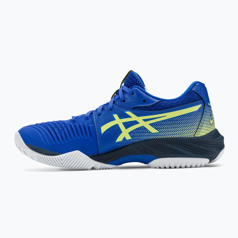 Кросівки волейбольні чоловічі ASICS Netburner Ballistic FF 3 illusion blue / glow yellow 3