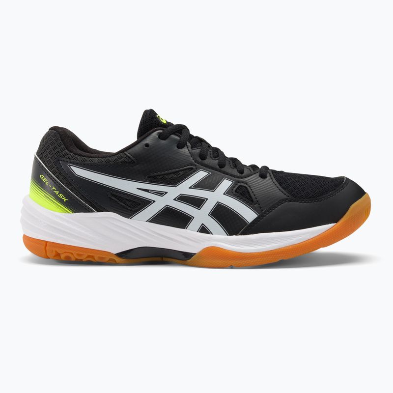 Кросівки волейбольні чоловічі ASICS Gel-Task 3 black / white 2