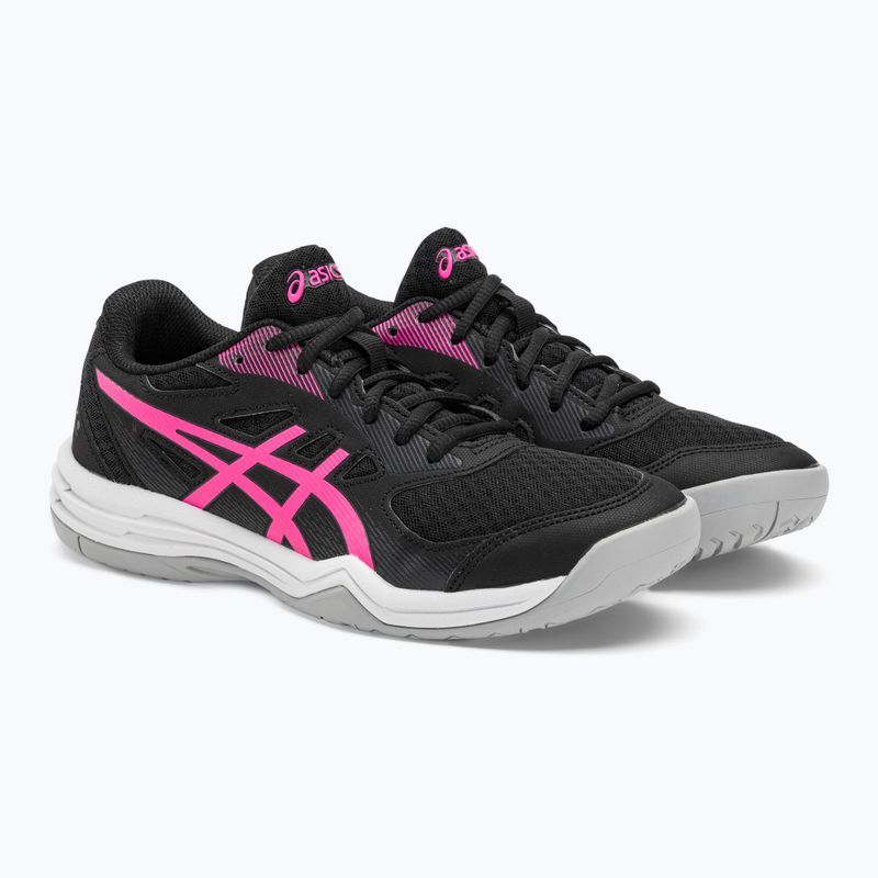 Кросівки для сквошу жіночі ASICS Upcourt 5 black / hot pink 4