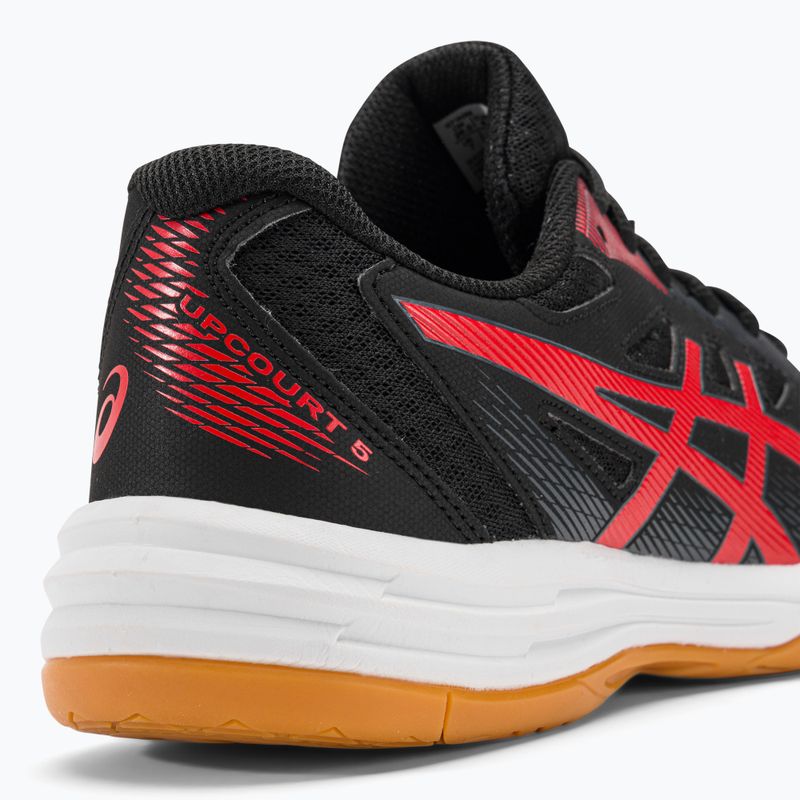 Кросівки для сквошу чоловічі ASICS Upcourt 5 black / classic red 11