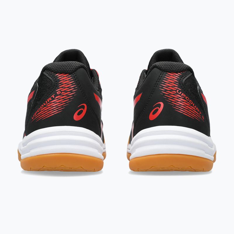 Кросівки для сквошу чоловічі ASICS Upcourt 5 black / classic red 8