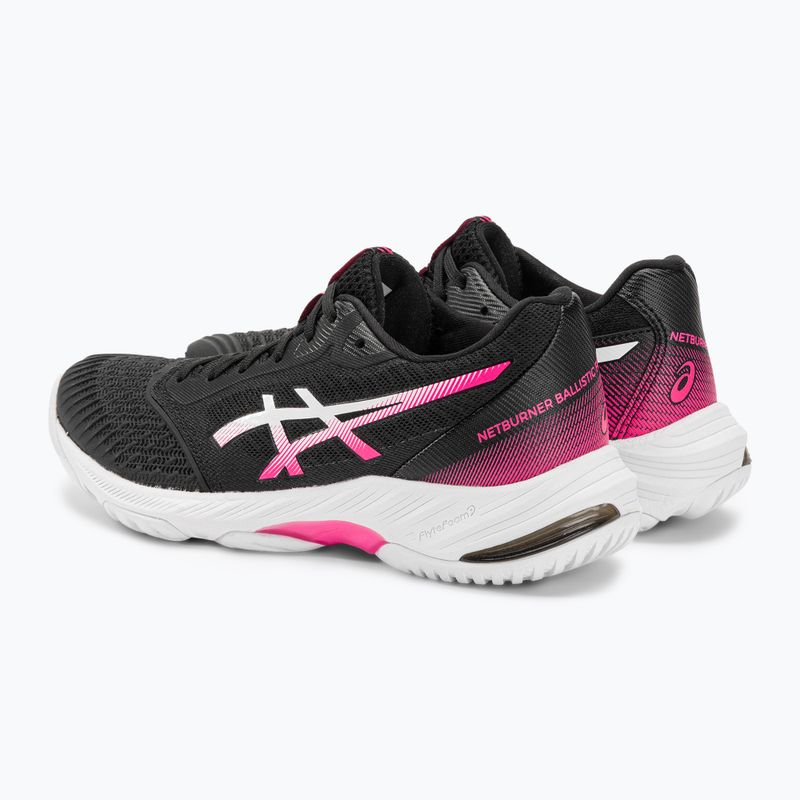 Кросівки волейбольні жіночі ASICS Netburner Ballistic FF 3 black / hot pink 4