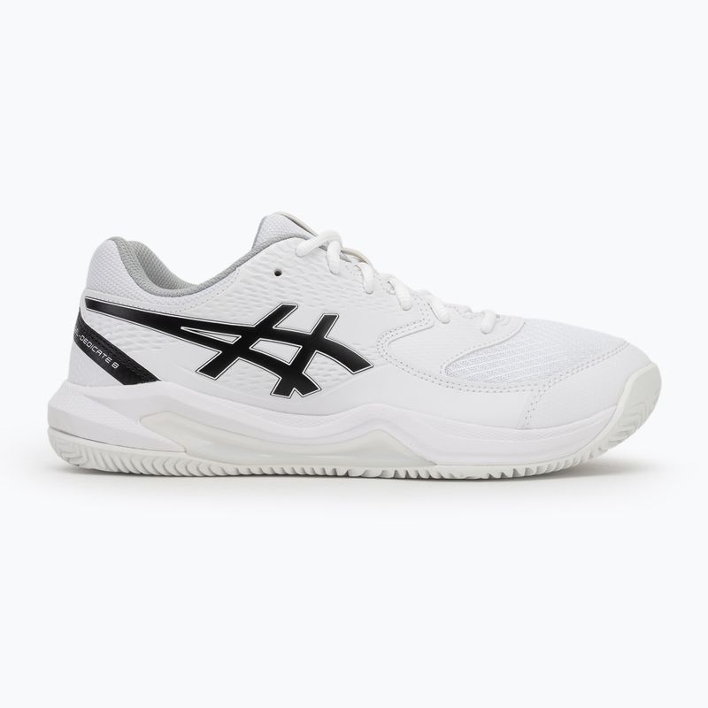 Кросівки тенісні чоловічі ASICS Gel-Dedicate 8 Clay white/black 2