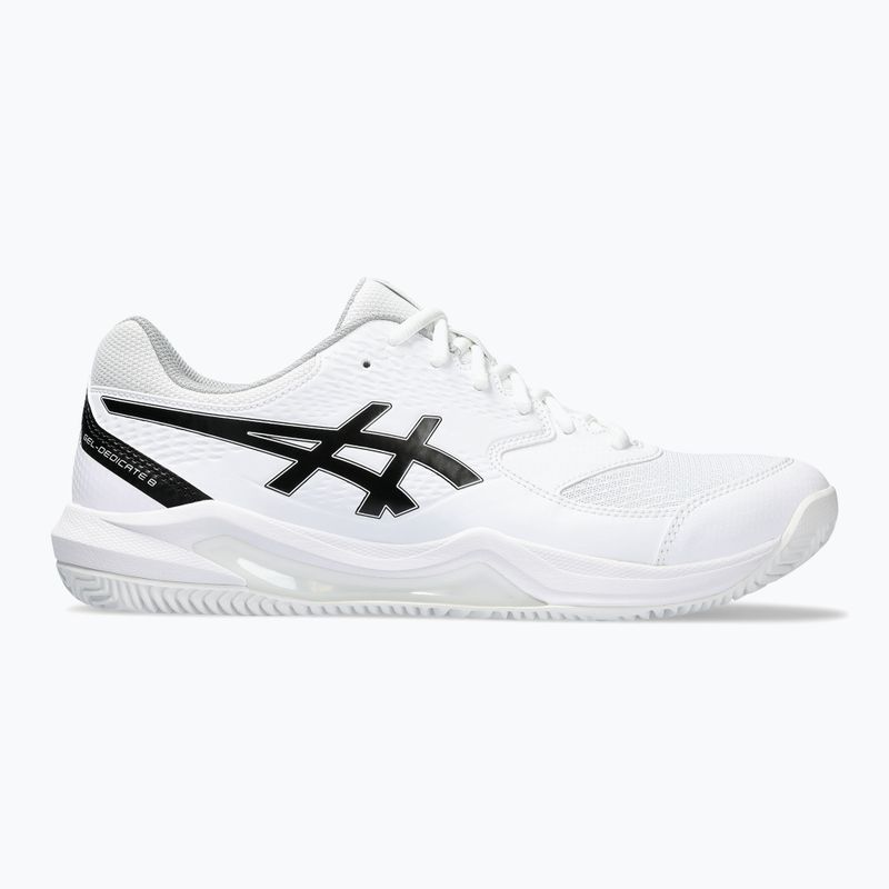 Кросівки тенісні чоловічі ASICS Gel-Dedicate 8 Clay white/black 8