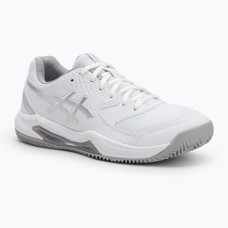 Кросівки тенісні жіночі ASICS Gel-Dedicate 8 Clay W white/pure silver