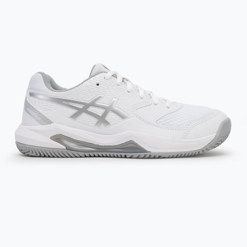 Кросівки тенісні жіночі ASICS Gel-Dedicate 8 Clay W white/pure silver 2