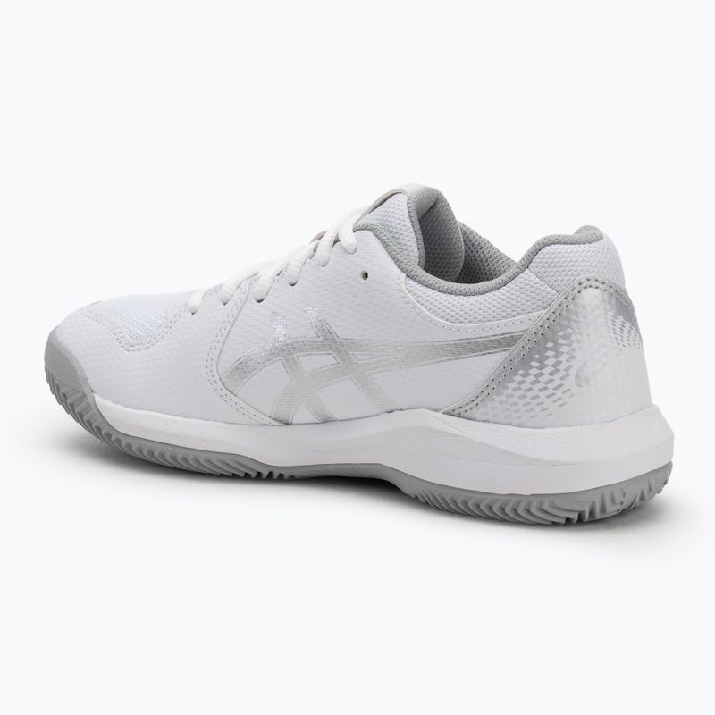 Кросівки тенісні жіночі ASICS Gel-Dedicate 8 Clay W white/pure silver 3