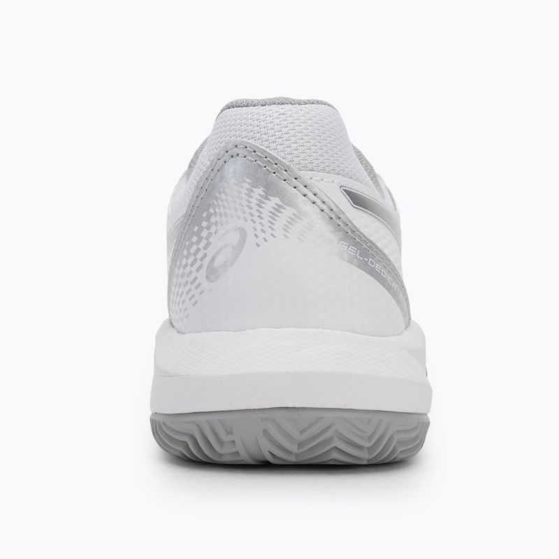 Кросівки тенісні жіночі ASICS Gel-Dedicate 8 Clay W white/pure silver 6