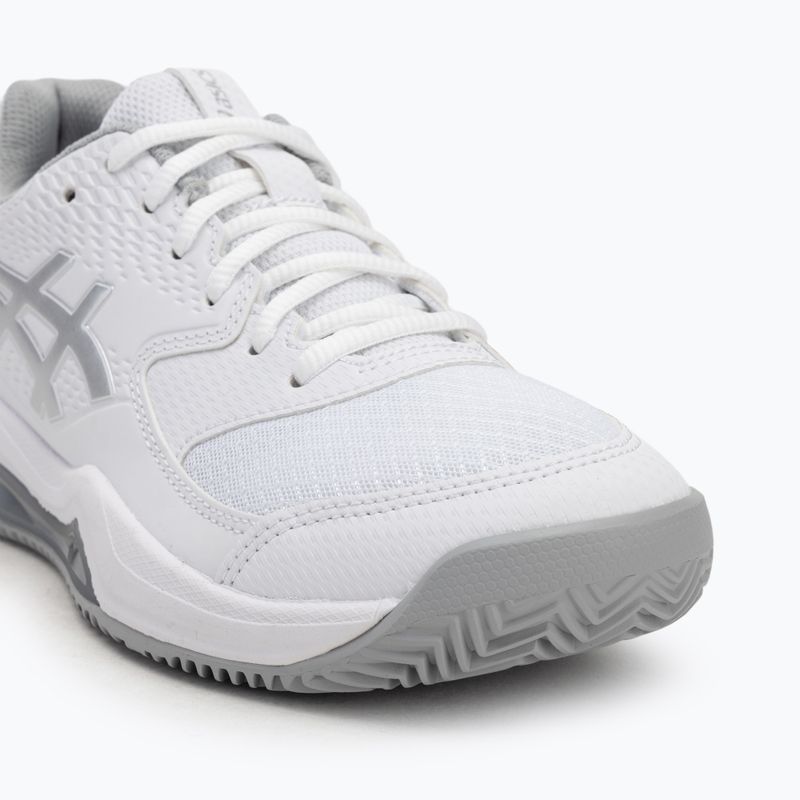 Кросівки тенісні жіночі ASICS Gel-Dedicate 8 Clay W white/pure silver 7
