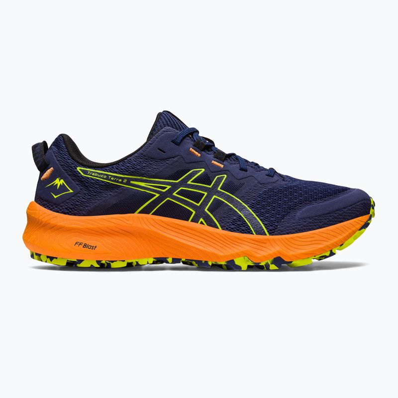 Чоловічі кросівки ASICS Trabuco Terra 2 глибокий океан/неоновий лайм 13