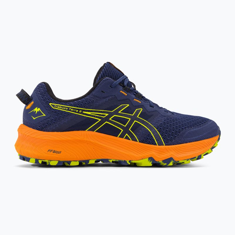 Чоловічі кросівки ASICS Trabuco Terra 2 глибокий океан/неоновий лайм 3