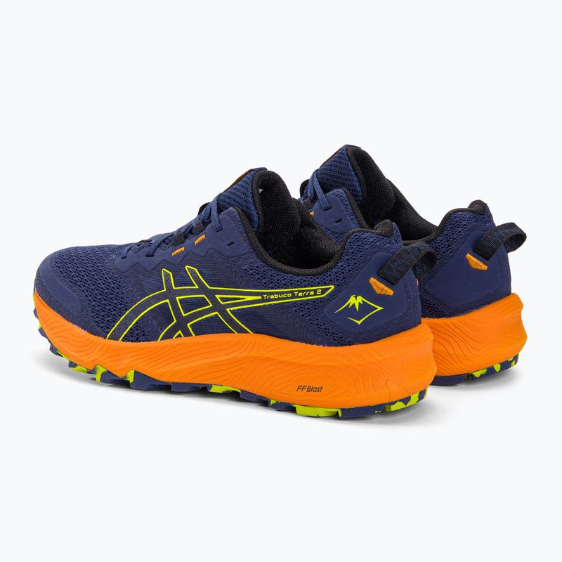 Чоловічі кросівки ASICS Trabuco Terra 2 глибокий океан/неоновий лайм 4