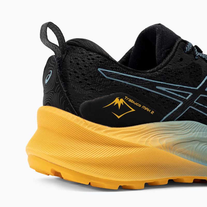 Чоловічі кросівки ASICS Trabuco Max 2 чорні / сіро-блакитні 8