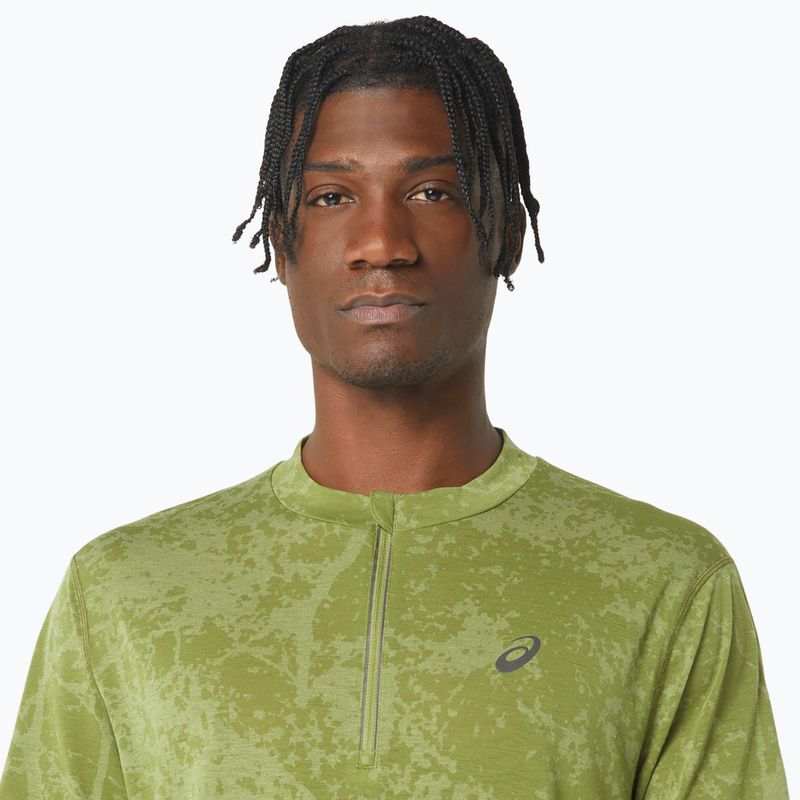 Чоловіча бігова сорочка ASICS Metarun Pattern 1/2 ZIP cactus від ASICS 5