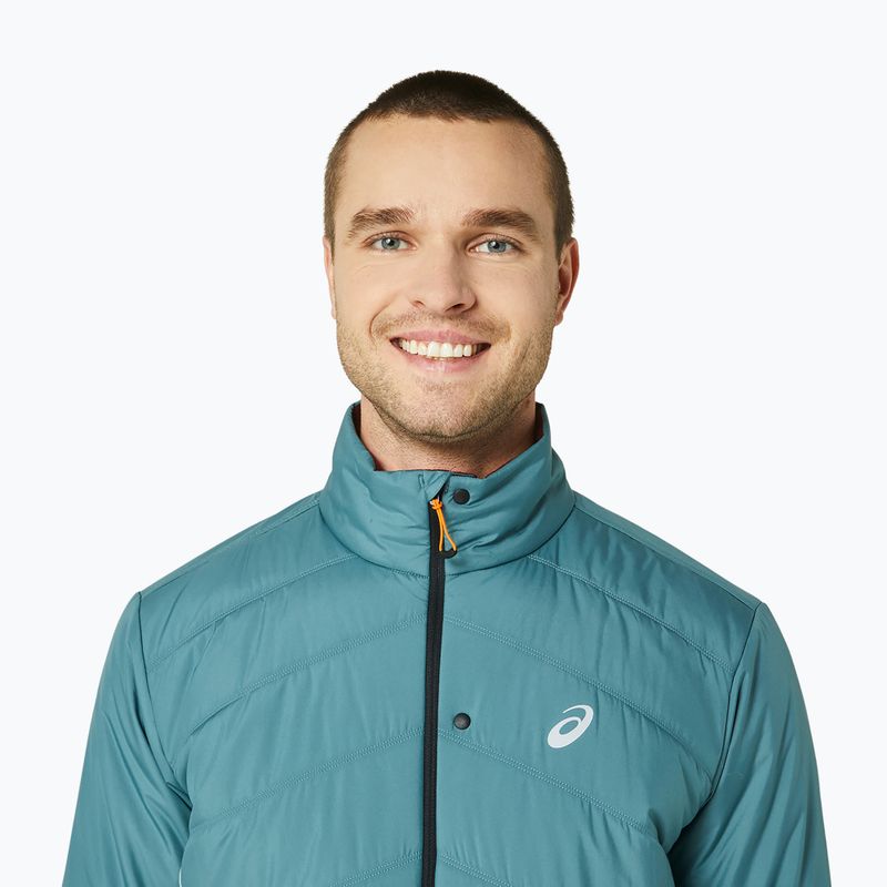 Чоловіча зимова бігова куртка ASICS туманний чирок / графітовий сірий 4