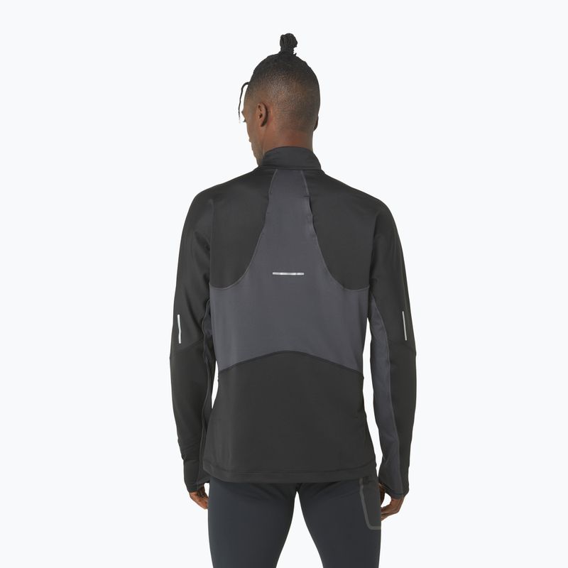 Кофта для бігу чоловіча ASICS Winter Run 1/2 Mid Layer performance black/graphite grey 3