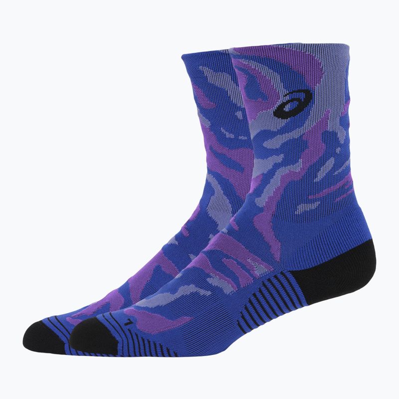 Шкарпетки для бігу ASICS Color Camo Run Crew eggplant/blue violet/cyber grape 2