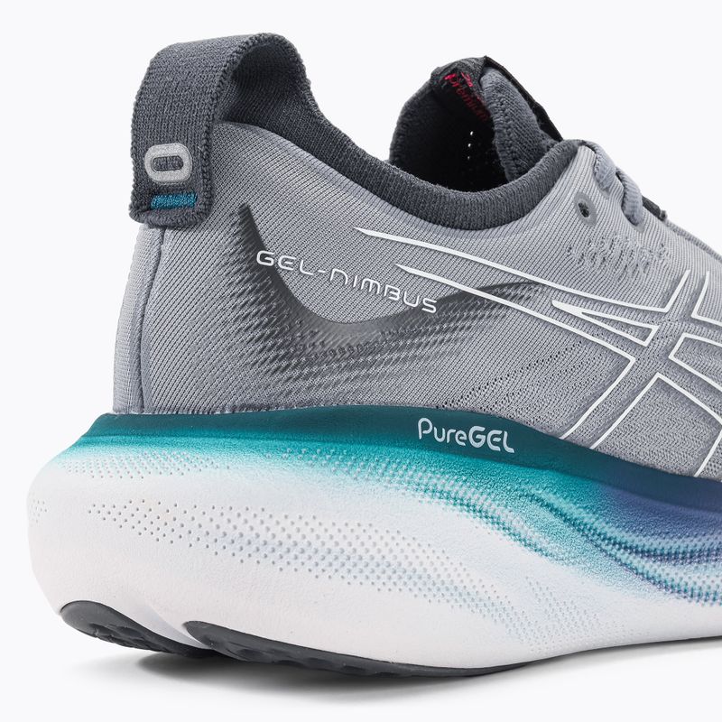 Жіночі бігові кросівки ASICS Gel-Nimbus 25, білий/сірий 9