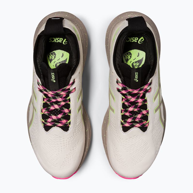 Жіночі бігові кросівки ASICS Gel-Nimbus 25 TR nature bath / лаймовий зелений 9