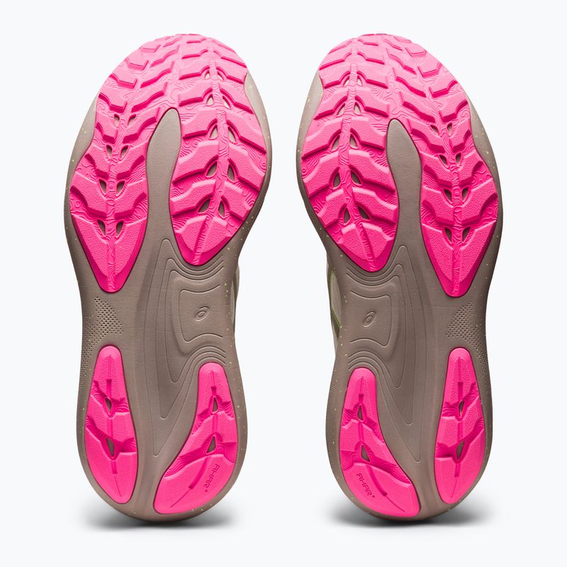 Жіночі бігові кросівки ASICS Gel-Nimbus 25 TR nature bath / лаймовий зелений 11