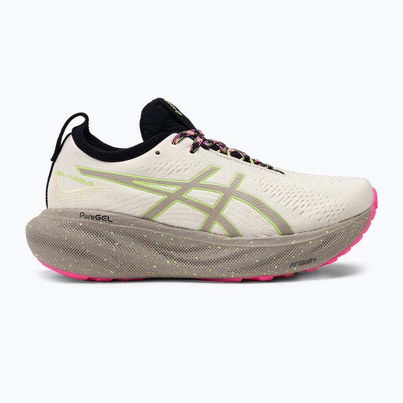 Жіночі бігові кросівки ASICS Gel-Nimbus 25 TR nature bath / лаймовий зелений 2