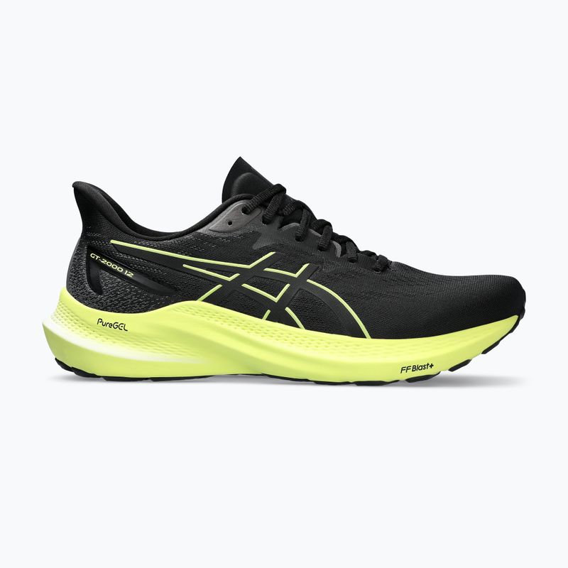Чоловічі бігові кросівки ASICS GT-2000 12 чорні / жовті 8