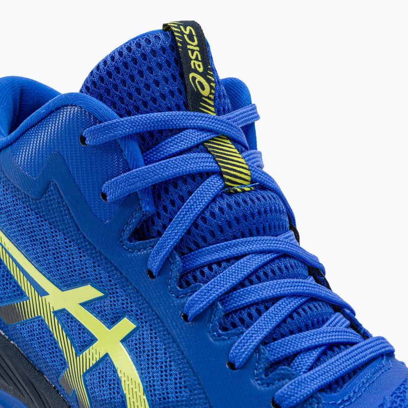 Кросівки волейбольні чоловічі ASICS Netburner Ballistic FF MT 3 illusion blue / glow yellow 9