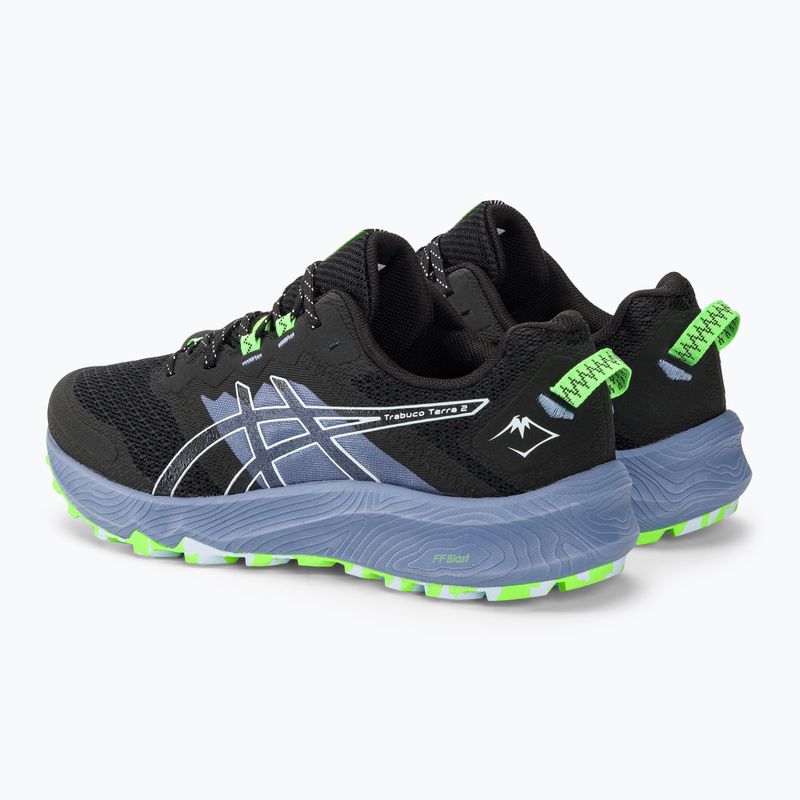 Чоловічі кросівки ASICS Trabuco Terra 2 чорні/світло-блакитні 4