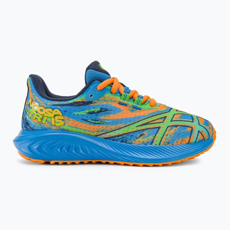Дитячі кросівки ASICS Gel-Noosa Tri 15 GS водний пейзаж/електричний лайм 2