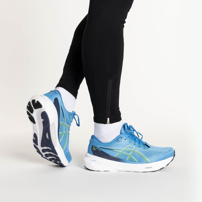 Чоловічі кросівки ASICS Gel-Kayano 30 водний пейзаж / електричний лайм 2