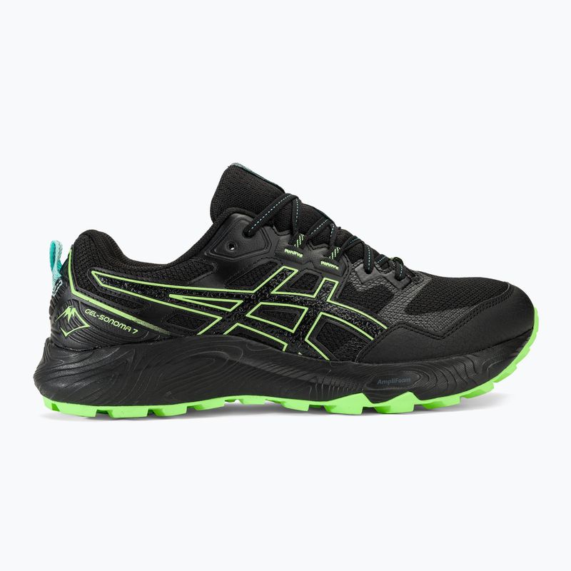 Кросівки для бігу чоловічі ASICS Gel-Sonoma 7 black/illuminate green 3