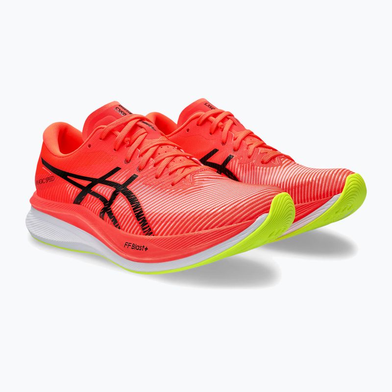 Чоловічі бігові кросівки ASICS Magic Speed 3 sunrise red/black 10