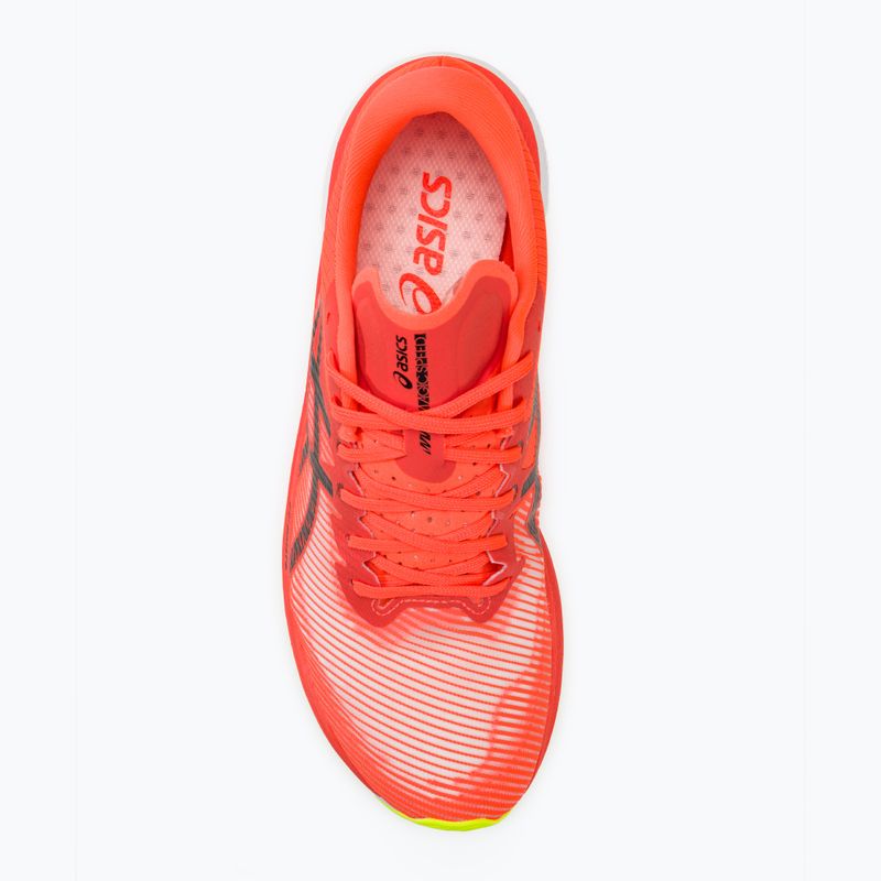 Чоловічі бігові кросівки ASICS Magic Speed 3 sunrise red/black 5
