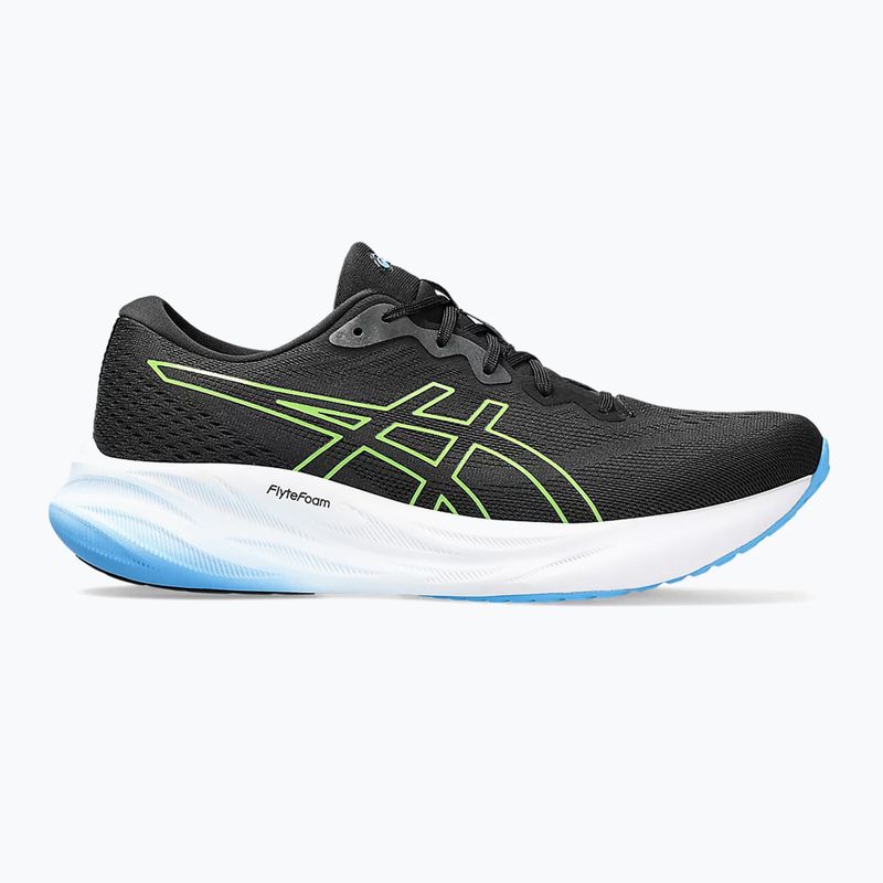 Кросівки для бігу чоловічі ASICS Gel-Pulse 15 black/electric lime 2