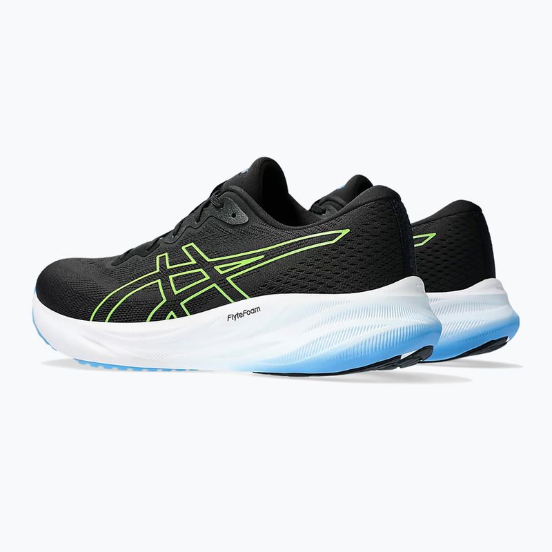 Кросівки для бігу чоловічі ASICS Gel-Pulse 15 black/electric lime 4